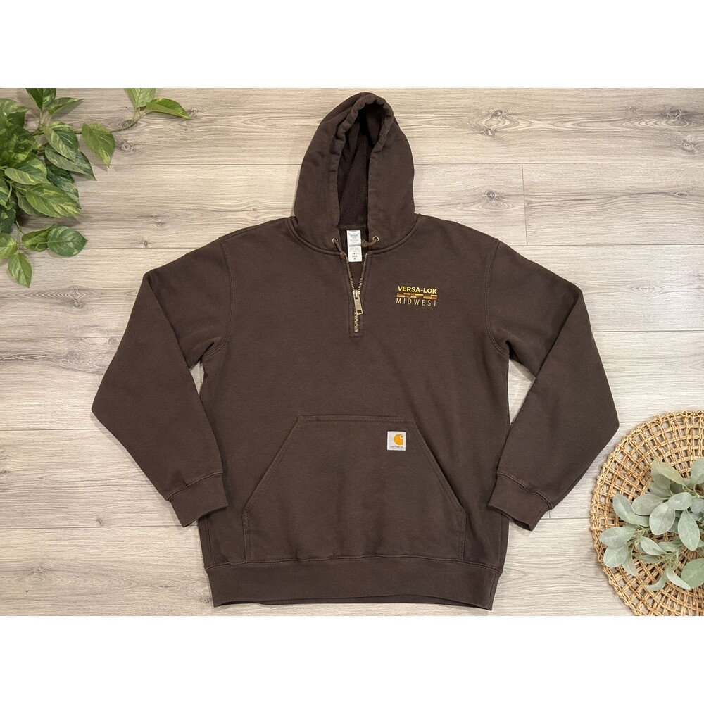 Carhartt K121 Original Fit Midweight Pullover Hoodie Men's S Dark Brown